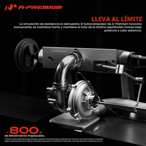 Vista 5 de A-Premium K0422-582 Kit completo de turbocompresor turbo con actuador y junta