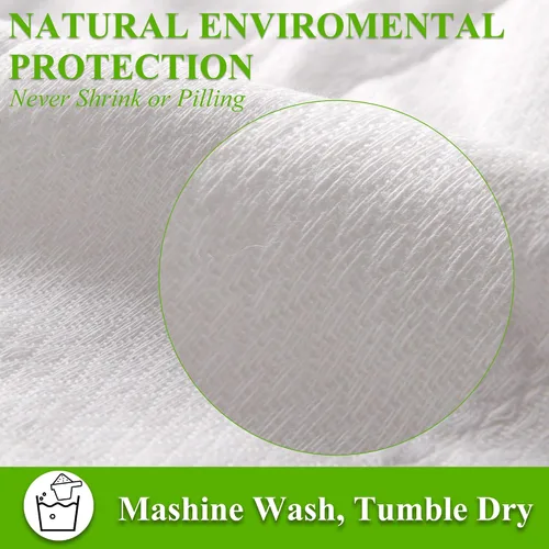 Vista 4 de Fasoar - Pañales de tela de 6 capas, pañal de algodón grueso lavable absorbente para bebés y niños pequeños, multiusos, 61012