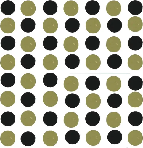 Vista 218 de Confetti Circle 1/4" Negro, Azul Marino Combo - 2 bolsas de media onza (1 oz) (8550/9971)