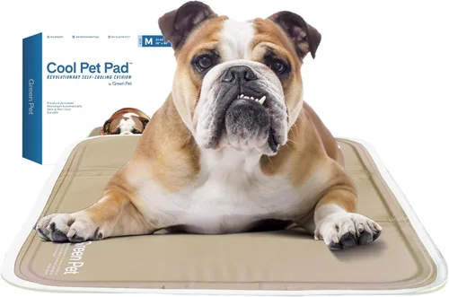 Vista 17 de The Green Pet Shop Cool Pet Pad – Extra pequeña, azul – Auto-refrigerante, alfombrilla activada por presión para perros y gatos de 0 a 8 libras