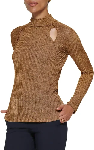 Vista 2 de DKNY Blusa de punto de manga larga para mujer