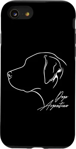 Vista 18 de Funny Proud Dogo Argentino Profile Dog Mom Dog Dog Case para iPhone 17