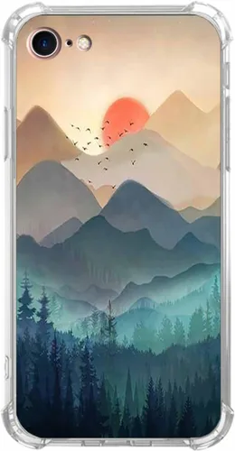 Vista 47 de Funda de Collage Estético para iPhone 7/8/SE2/SE3, Patrón de Citas Positivas, Funda TPU Única y Moderna Compatible con iPhone 7/8/SE2/SE3