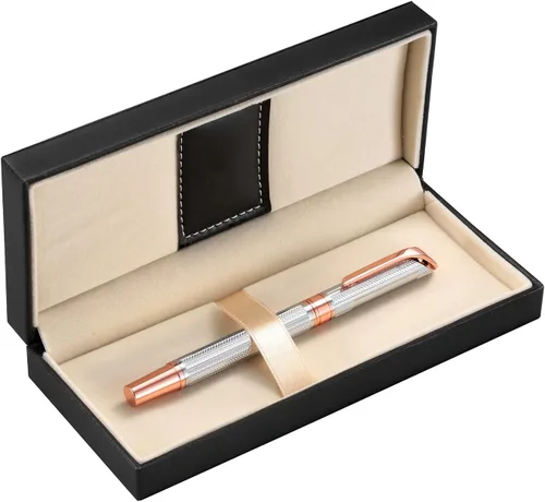 Vista 10 de Pemmeed Bolígrafo de Bola de Tinta Líquida para Mujeres Caja de Lujo Bolígrafo de Gel Tinta Negra Bolígrafo Elegante Recargable para Oficina