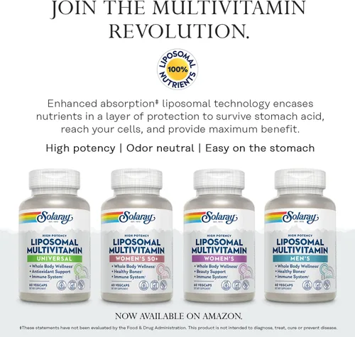 Vista 8 de SOLARAY Mega Vitamina B-Estrés, Complejo vitamínico B de liberación programada con 1000 mg de vitamina C para el estrés, la energía y el apoyo a