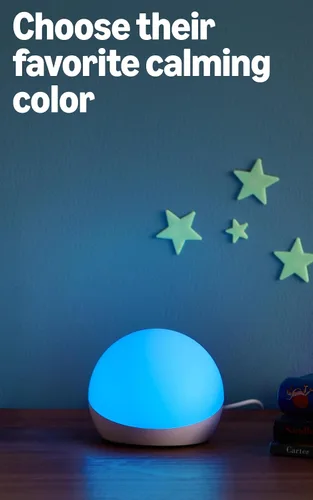 Vista 5 de Amazon Echo Glow (modelo más reciente), Luz nocturna para niños, Compatible con Alexa