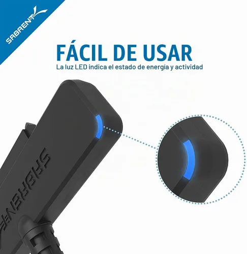 Vista 3 de SABRENT Cable adaptador USB 3.1 a 2.5 pulgadas SATA SSD/disco duro, UASP
