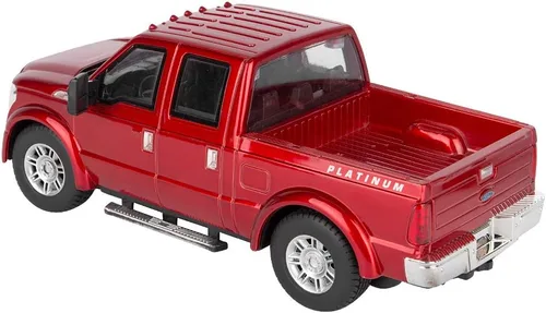 Vista 2 de Liberty Imports RC F-350 Super Duty Camión Pickup de Juguete, Con Licencia Oficial de Función Completa R/C Radio Control Remoto Carro Vehículo Rojo