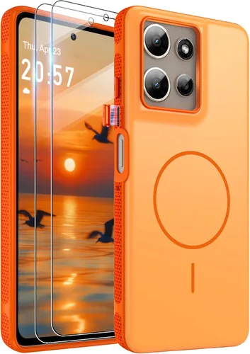 Vista 556 de Jshru Funda para Samsung Galaxy S26 Plus/Galaxy S25 Plus: para Galaxy S24 Plus [compatible con Magsafe] [2 protectores de pantalla HD] cubierta