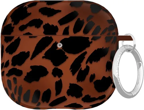Vista 55 de VELVET CAVIAR Funda compatible con AirPods 4 con llavero, bonitas fundas protectoras duras de 4ª generación para mujer, diseño de lunares azules