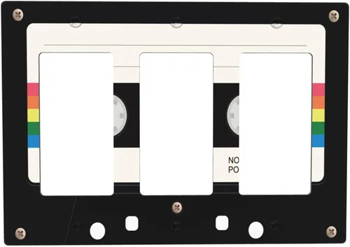 Vista 22 de Cubierta decorativa para interruptor de luz impresa con alarma de incendios, placa de pared decorativa de una sola palanca, placa frontal, 4.50 x