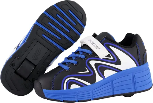Vista 2 de SDSPEED Zapatos con ruedas para niños y niñas, con ruedas