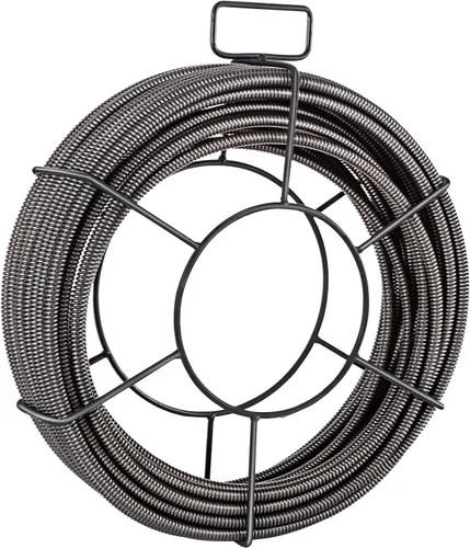 Vista 12 de VEVOR Cable de limpieza de desagüe de 50 pies x 1/2 pulgada, cable de alcantarillado de núcleo sólido, cable de auger de desagüe, cable de limpieza