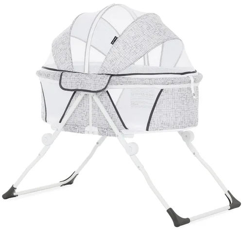 Vista 2 de Dream On Me Karley Plus- Moisés portátil para bebé en gris pálido