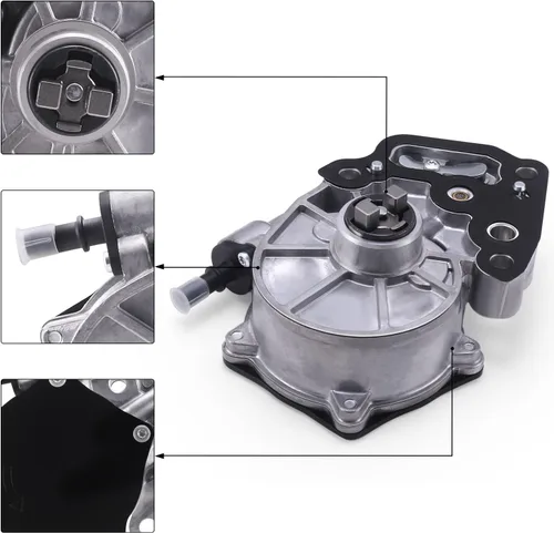 Vista 3 de AULINK 12684050 Bomba de vacío de freno OE de reemplazo para (Motor 1.4L/1.5L) 2016-2019 Chevy Cruze Malibu Spark Equinox, GMC Terrain, Buick Encore