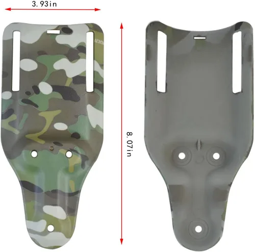 Vista 4 de Adaptador de bucle de cinturón de paseo medio con soporte receptor de servicio y correa táctica para piernas cinturón de muslo para fundas