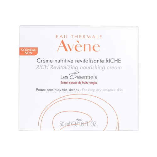 Vista 2 de Eau Thermale Avène RICH Crema nutritiva revitalizante, hidratante facial ultra nutritiva, no comedogénica, 1.6 onzas líquidas