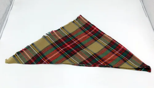 Vista 3 de Wander Agio - Bufanda envolvente con diseño a cuadros o triangular para mujer, para el invierno, cálida y larga, de punto, tacto de cachemira, chal