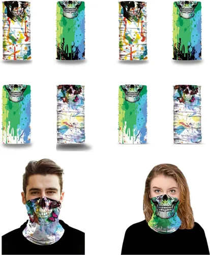 Vista 9 de Neck Gaiter Balaclava Bandana Face mask, Sun Wind protection, Cycling, Running, Hiking Sports, for Men & Women