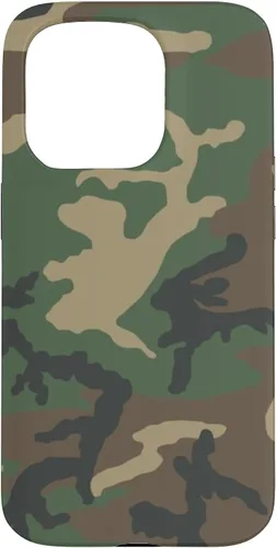 Vista 14 de Funda M81 Woodland Camouflage para iPhone 17