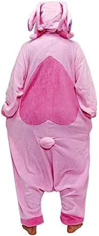 Vista 5 de Animal Adultos Mono Pijama Traje Suave Con Capucha Ropa De Dormir