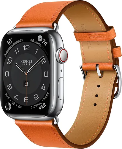 Vista 25 de LB1 - Correa de cuero para Apple Watch para mujeres y hombres, SE Ultra 2 de 1.575 in 1.732 in 1.811 in 1.654 in 1.772 in 1.614 in 1.496 in 1.929 in