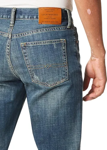 Vista 2 de Lucky Brand 181 - Jeans rectos de ajuste relajado para hombre