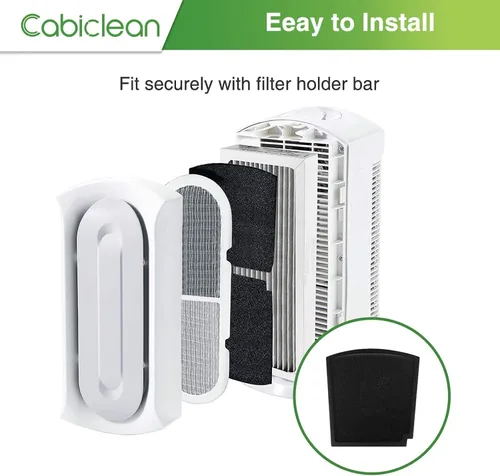 Vista 6 de 04234G Filtros de carbono de repuesto de aire compatibles con Hamilton Beach Pet TrueAir purificador eliminadores de olores modelo 04384, 04386