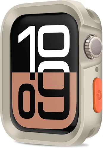 Vista 10 de Amizee Estuche Resistente Compatible con Apple Watch Series 9/8/7 41mm SE 3/2/1 Series 6/5/4 40mm, Funda Protectora de TPU Blanda a Prueba de Golpes