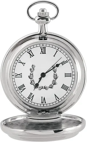 Vista 3 de Reloj de bolsillo para monedas con movimiento de cuarzo Silver Walking Liberty Half Dollar Moneda auténtica de Estados Unidos Segunda mano