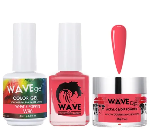 Vista 109 de WAVEGEL - Juego de gel de remojo, laca de uñas y polvo acrílico a juego - Colección Simplicity - #P109 Blizzard