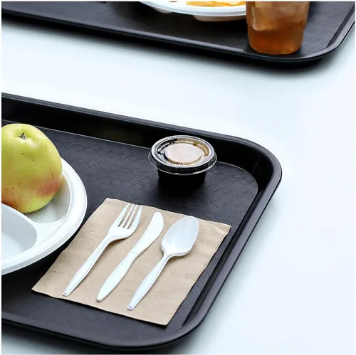 Vista 5 de Boardwalk Prtn2bl Souffl?/Portion Cups, 2 onzas, polipropileno, negro, 2500/caja