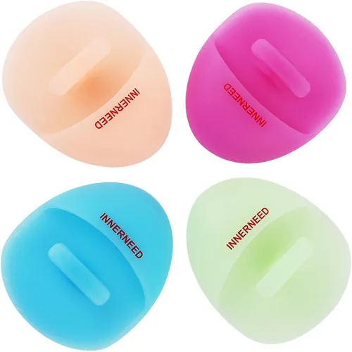 Vista 12 de INNERNEED Juego de cepillos de limpieza facial de silicona suave, almohadilla exfoliante suave y masajeadora, diseño antideslizante para eliminación