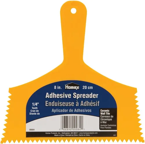 Vista 4 de Homax Esparcidor adhesivo de dientes de 1/4" para baldosas de cerámica, amarillo, 3