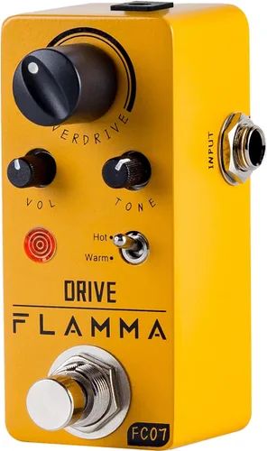 Vista 10 de Pedal looper FLAMMA FC01 y máquina de ritmos 2 en 1, pedales de guitarra con looper de tambor, tiempo de bucle de 20 minutos con 16 ritmos