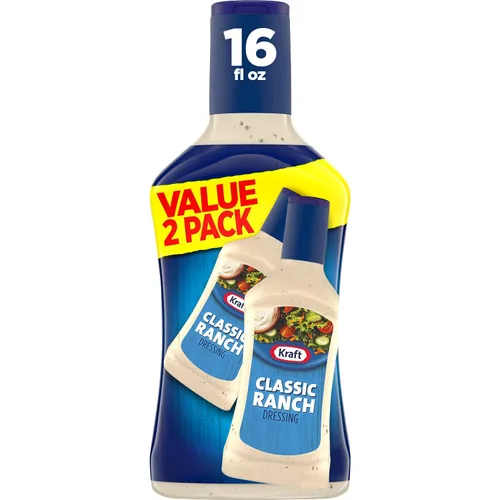 Vista 16 de Kraft Aderezo Ranch de Suero de Leche, Botella de 16 fl oz
