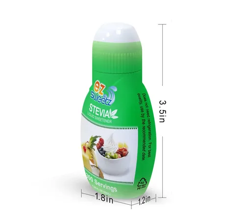 Vista 8 de EZ-sweetz (2 paquetes, 1.36 oz, líquido edulcorante de-bittered stevia, 300 porciones/botella)