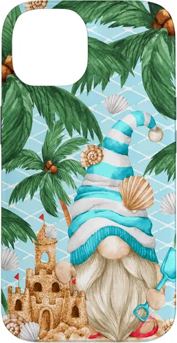 Vista 4 de Life is Better At The Beach for Summer Lover Funny Gnome Case for iPhone 17