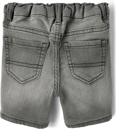 Vista 2 de The Children's Place Baby Toddler Boys Stretch Denim Shorts
