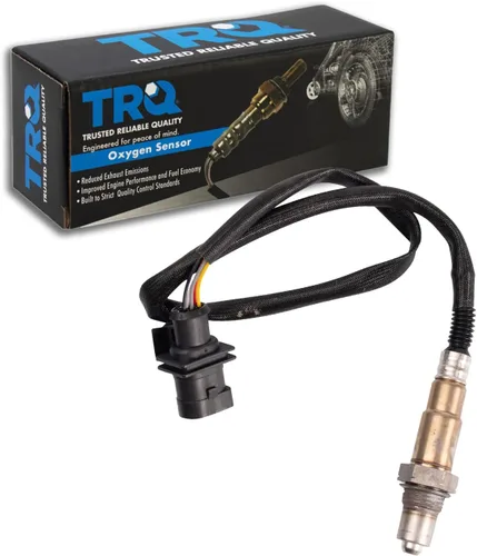Vista 160 de TRQ Sensor de Oxígeno O2 de 4 Hilos de Banda Estrecha Compatible con VW Atlas 2.0L 2018-21, VW GTI 2.0L 2016-18, Audi A3 Quattro 2.0L 2015-18, VW