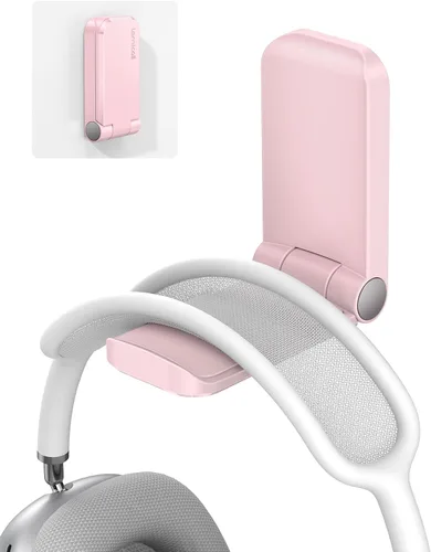 Vista 8 de Lamicall Soporte para Auriculares, Gancho Adhesivo para Auriculares - Soporte Adhesivo para Auriculares, Clip Bajo Escritorio, Soporte