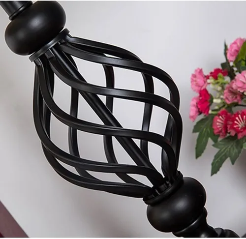 Vista 5 de Lamp for Desk Simple Retro Black Iron Table Lamp Living Room Decorative Lamp Bedroom Bedside Table Lamp Study Lighting Lamp Desk Lamps for Home