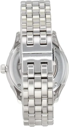 Vista 3 de Hamilton Reloj Jazzmaster suizo automático caja de 1.575 in, esfera azul, pulsera de acero inoxidable plateado (Modelo H32475140), Azul, Classic