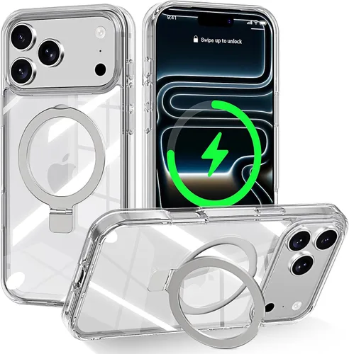 Vista 41 de CHAOFEnG Funda compatible con iPhone 11 Pro Max con soporte, color negro Fundas delgadas de grado militar para iPhone 11 Pro Max con soporte