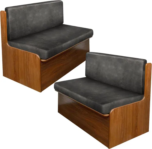 Vista 39 de Fundas de cojín tipo cuero para sofá, juego de fundas protectoras de muebles para sillón seccional, sofá biplaza de tela de elastano elástica