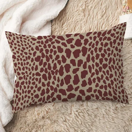 Vista 20 de ArogGeld Funda de almohada de lino azul con estampado de leopardo, diseño de vaca, diseño de animales de granja, color azul marino, guepardo