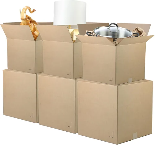 Vista 2 de The Boxery Cajas de mudanza 10 unidades medianas 18x14x12 pulgadas