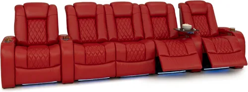 Vista 50 de Seatcraft Asientos de cine en casa Virtuoso LT Tawny Single reclinable Leonado