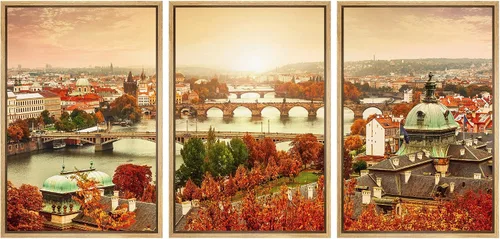 Vista 47 de wall26 Lienzo enmarcado para pared, juego de arte debajo de los tallos de bambú verde, naturaleza, desierto, fotografía, realismo, contemporáneo