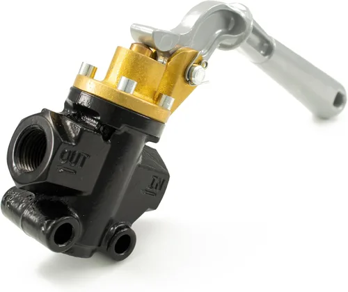Vista 4 de HornBlasters Kit de válvula de aire manual de 1/2 '' - 1/2 '' NPT para bocinas de aire y tren - Incluye válvula, línea aérea y accesorios